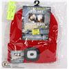 Image 1 : NEW ULTRA BRIGHT LED RED HAT W/ 4 LED HEAD LAMP
