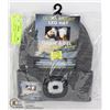 Image 1 : NEW ULTRA BRIGHT LED GREY HAT W/ 4 LED HEAD LAMP