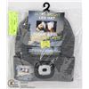 Image 1 : NEW ULTRA BRIGHT LED GREY HAT W/ 4 LED HEAD LAMP