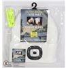 Image 1 : NEW ULTRA BRIGHT LED WHITE HAT W/ 4 LED HEAD LAMP