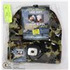 Image 1 : NEW ULTRA BRIGHT LED CAMO HAT W/ 4 LED HEAD LAMP