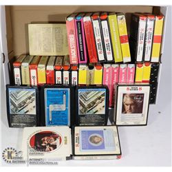 FLAT OF 8 TRACK TAPES