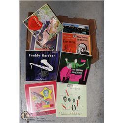 FLAT OF 33-1/3 RECORDS