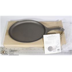 NEW CAST IRON SKILLET 14 X 7.5"