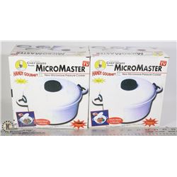 LOT OF TWO MICRO-MASTER MICROWAVE PRESSURE COOKER