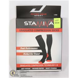 STAMINA GRADUATED COMPRESSION SOCKS