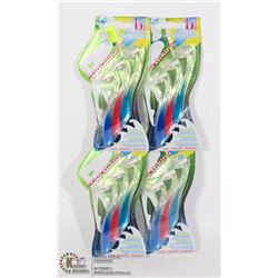 FOUR 3 PACKS OF MINI BIKINI RAZORS