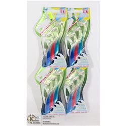FOUR 3 PACKS OF MINI BIKINI RAZORS