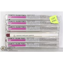 6 OCC LYDIA COSMETIC COLOUR PENCILS