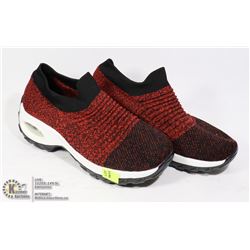 RED/ BLACK/ WHITE SHOES SIZE 38