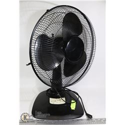 BLACK TABLE TOP FAN