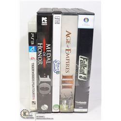 BUNDLE OF VARIOUS VIDEO GAMES
