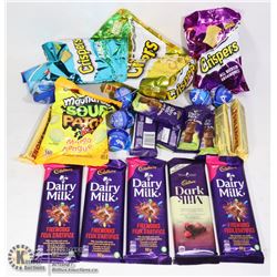 24 ASSORTED CHOCOLATE., CANDY AND MORE