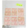 Image 1 : SHEETS OF NABOD TEA COUPONS
