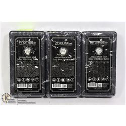 3 BARS OF PROMISE CBD AFRICAN BLACK MUD SOAP