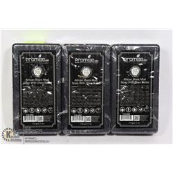 3 BARS OF PROMISE CBD AFRICAN BLACK MUD SOAP