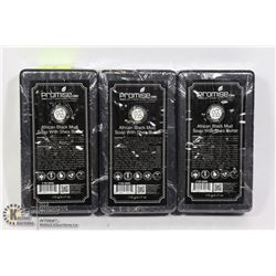 3 BARS OF PROMISE CBD AFRICAN BLACK MUD SOAP