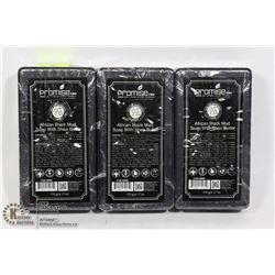 3 BARS OF PROMISE CBD AFRICAN BLACK MUD SOAP