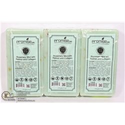 3 BARS OF PROMISE CBD ROSEMARY MINT WITH