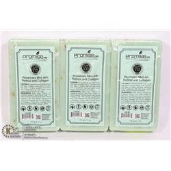 3 BARS OF PROMISE CBD ROSEMARY MINT WITH