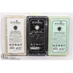 3 ASSORTED BARS OF PROMISE CBD BAR SOAP