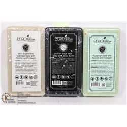 3 ASSORTED BARS OF PROMISE CBD BAR SOAP