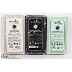 3 ASSORTED BARS OF PROMISE CBD BAR SOAP