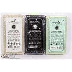 3 ASSORTED BARS OF PROMISE CBD BAR SOAP