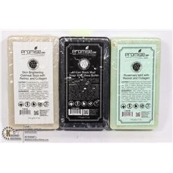 3 ASSORTED BARS OF PROMISE CBD BAR SOAP