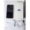Image 1 : 9)  SAMSUNG GALAXIE A8 CELLPHONE, UNLOCKED,