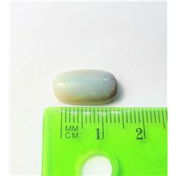 5)  OVAL 4.55 CT NATURAL AUSTRALIAN WHITE