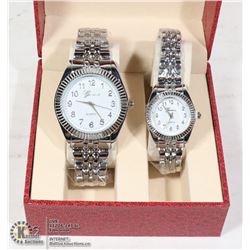 NEW MATCHING MENS & LADIES WATCH SET
