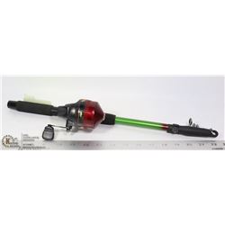 TELESCOPIC ROD WITH REEL