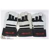 Image 1 : BOX W/ 3 SETS OF LEATHER WORK GLOVES SIZE: LARGE