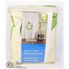 Image 1 : 100% ORGANIC COTTON SHOWER CURTAIN