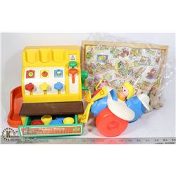 VINTAGE FISHER PRICE LOT