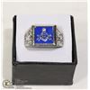 Image 1 : MENS MASONIC RING SIZE 11