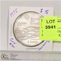 1975 5$ OLYMPIC COIN #20
