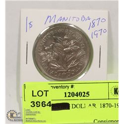 1970 1$ DOLLAR  1870-1970