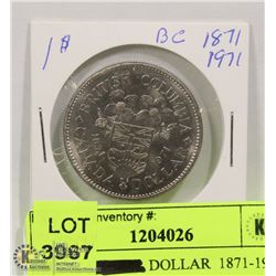 1971 1$  DOLLAR  1871-1971