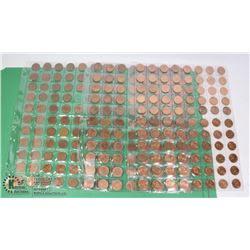 3 SHEETS OF PENNIES - 1980-1990, 1990-2000, 2000-2