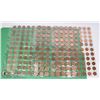Image 1 : 3 SHEETS OF PENNIES - 1980-1990, 1990-2000, 2000-2