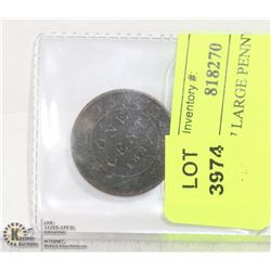CAD 1887 LARGE PENNY
