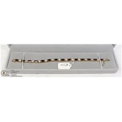 NEW YELLOW 14K 925 GOLD PLATED 20"  BRACELET