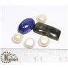 Image 1 : #153-LAPIZ LAZULI/LABRADORITE/FRESH WATER PEARL