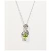 Image 1 : #103-PERIDOT NECKLACE & PENDANT