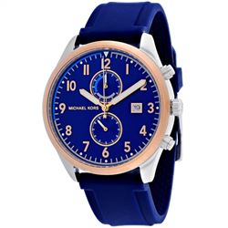 NEW MICHAEL KORS BLUE DIAL 43MM MSRP $333