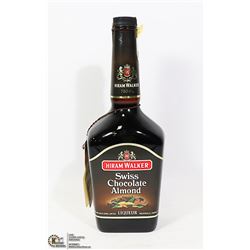 HIRAM WALKER CHOCOLATE ALMOND LIQUEUR 27% 750ML