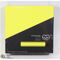 BOX WITH 10 PUFFS PLUS E-CIGARETTES ON CHOICE