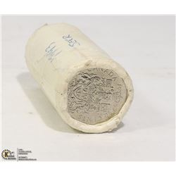 1993 MINT ROLL OF CANADA 50 CENT COINS